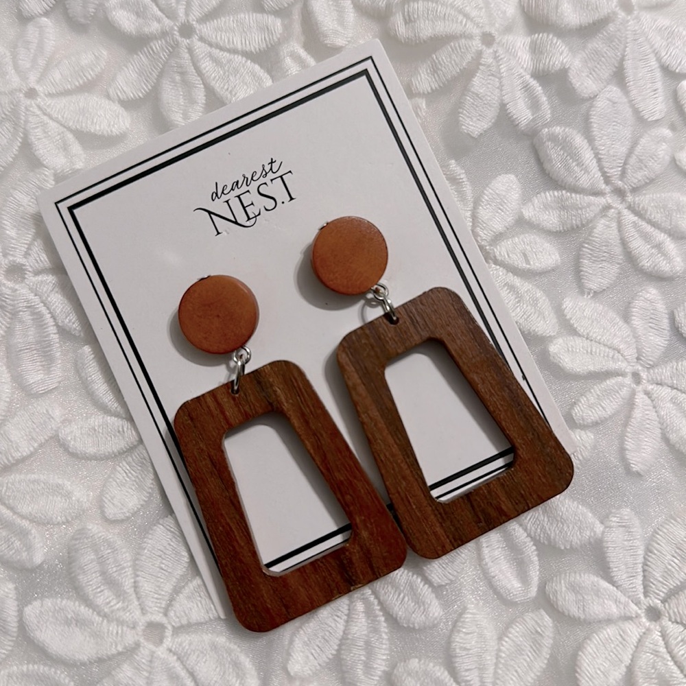 Handmade Wood Earrings